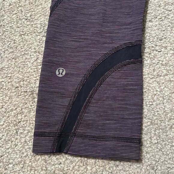 Lululemon-Run: Inspire Crop‎ II-Sz 6 -Wee Are From Space Deep Indigo - Picture 5 of 6